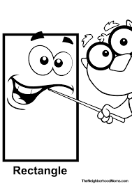 Shapes coloring page from shapes category. Shapes Coloring Pages Printable The Neighborhood Moms