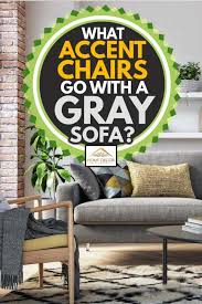 Red white floral pattern illustrations. What Accent Chairs Go With A Gray Sofa Home Decor Bliss