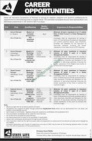 Insurance is a broad category that includes several types of coverage, including life, health, auto, property, and casualty insurance. Deputy General Manager Jobs In State Life Insurance Corporation Of Pakistan In Karachi 28 Feb 2019 Darsaal