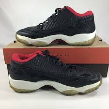 Ebay Sponsored 1996 Og Air Jordan 11 Low I E Blck Drk Grey True Red 130270001 Sz 9 Nibd3 Black Casual Shoes Stylish Sneakers Air Jordans