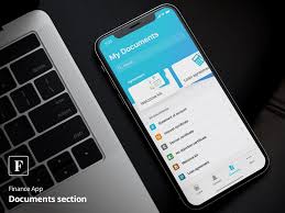 Documents Screen For A Finance App Finance App Finance App