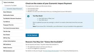 The irs updated the get my payment tool and now includes a table of scenarios for how to use it. Have You Gotten Your Stimulus Money Yet If Not The Irs Has Posted More Information Wpde