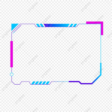 Blue Online Game Live Twitch Live Stream Overlay Border Twitch Frame Game Png And Vector With Transparent Background For Free Download Overlays Game Background Free Vector Graphics