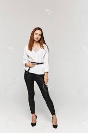 We did not find results for: Full Length Portrait Of Young Woman In A White Shirt And Black Stock Photo Picture And Royalty Free Image Image 134744122