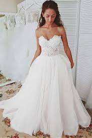 Tulle Sweetheart Neckline A Line Wedding Dresses With Lace Appliques Wd362 Wedding Dresses Sweetheart Neckline Wedding Dresses Lace Wedding Dresses