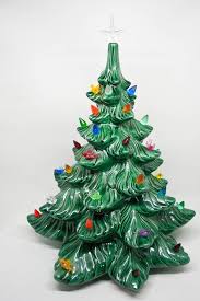 Vtg Ceramic Christmas Tree 16 Light Up Tree Atlantic Mold Christmas Decor 80s Xmas Tree Bird Light Vintage Christmas Decor Ceramic Christmas Trees Vintage Christmas Decorations Light Up Tree