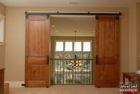 ابواب منازل اشكال ابواب خشب داخلية وخارجية للشقق قصر الديكور Barn Style Doors Interior Sliding Barn Doors Barn Door Designs