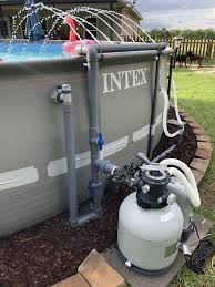 Intex Pool Pump Intex Pool Pump Diy Swimming Pool Pool Plumbing