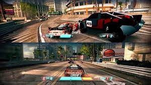 Split Second Gameplay Pc Split Screen Racing At Downtown Central Ri Racing Downtown Split Second
