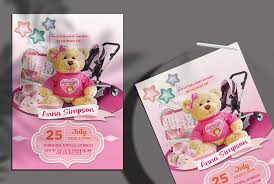 Choose from hundreds of designs. Baby Girl Shower Invitation Free Flyer Template Studioflyers Com