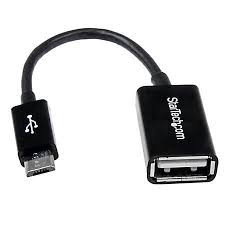 Startech Com 5in Micro Usb To Usb Otg Host Adapter M F Usb For Mouse Keyboard Cellular Phone Tablet Pc Digital Text Reader 5 1 Pack 1 X Type B