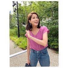 永島優美 フジテレビアナウンサー さんはinstagramを利用しています 髪色を少し変えました 今回はモーブ系 で 色味はアッシュ ブルーバイオレット だそうです 秋色 カラー 美容師さんにお任せ 永島優美 フジテレビ アナウンサー