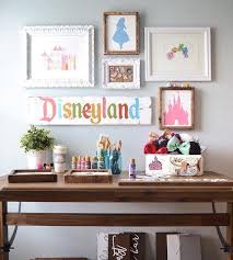 Disney Gallery Wall Disney Room Decor Disney Bedrooms Disney Home Decor