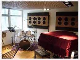 All the juxtaposition in this room is working so well—the angular mirror. Music Room Decorating Ideas Youtube