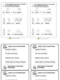 Lettura parole bisillabe other contents: Semplici Frasi Da Leggere