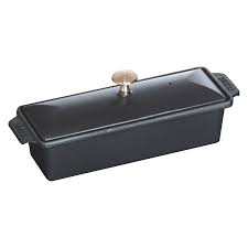 The staub black terrine with a 1.5 litre capacity. Staub Cast Iron 12 Inch Terrine Rectangular Official Zwilling Shop
