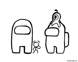 Dibujos Para Imprimir Y Colorear De Among Us