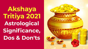 Akshaya tritiya is celebrated on the third lunar day (tithi) of the waxing moon (shukla paksha) in the month of vaisakha. Are You Looking To Know More About Astrology Festivals And More Visit Astroved Com To Know More About Vedic Nadi Horoscope Relationships Celebrity And So On