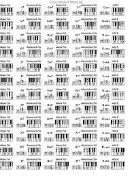 keyboard fingerings chord chart piano chords book on popscreen