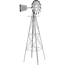 Strongway Ornamental Garden Windmill 8ft H Gray Ornamental Windmills Garden Windmill Windmill