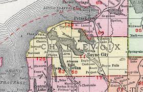 Charlevoix County Michigan 1911 Map Rand Mcnally Boyne City East Jordan Walloon Lake Boyne Falls Norwood Horton Bay East Jordan Boyne City Michigan