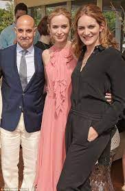 Tucci is also parent to three kids from his first marriage to kathryn kate spath tucci, who died of cancer. Emily Blunt Wows In Blush Pink Chiffon Dress At Lavish Polo Event Ladylike Dress Emily Blunt Pink Chiffon Dress