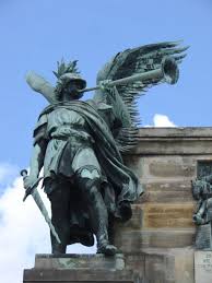 High on a pedestal and visible from some distance is the allegorical figure of germania, on her throne. Germania Statue Sidekick Free Stock Photo Public Domain Pictures