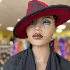 African Print Fedora Hat