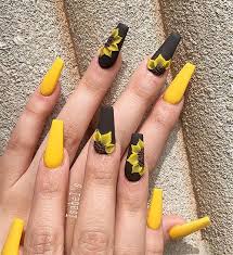 Best Nails For Summer 2019 Stylish Belles Yellow Nails Sunflower Nail Art Yellow Nails Design See more ideas about best acrylic nails, coffin nails designs, summer acrylic nails. yellow nails sunflower nail art