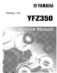 A repair manual is used for periodic motorcycles service, maintenance, fault diagnosis and troubleshooting, repairs and recovery and even when . Yamaha Yfz350 Service Manual Pdf Download Manualslib