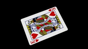 In italian and spanish playing cards, the king immediately outranks the knight. Playing Card King Of Hearts Spinning Stock Video Pond5