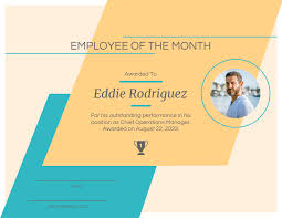 Free employee of the month certificate templates, employee award certificate template office templates online, vectores imﾃ genes y arte vectorial de stock sobre employee employee award cetificate free template for word. Light Modern Employee Certificate Template