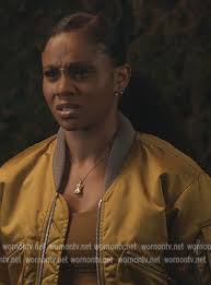 WornOnTV: Keisha's blue one shoulder crop top