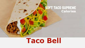 Calories in cheddars fried fish tacos. How Many Calories In Taco Bell Soft Taco Supreme Nutrition Facts Soft Tacos Taco Calories Soft Tacos Recipes