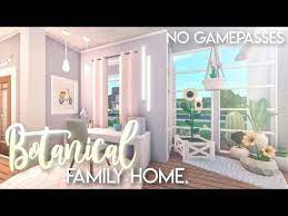 Bloxburg Botanical Family Home No Gamepasses House Build Youtube Bloxburg House Ideas Roblox House Ideas Bloxburg Room Ideas