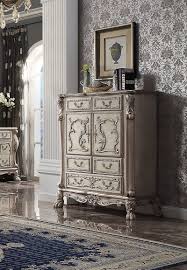 Servicing the community for over 40 years we strive to bring you nothing but the best! Acme 28190 Dresden Vintage Bone White Formal Bedroom Set