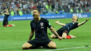 Croatia's mario mandzukic was issued a yellow card in the 48th minute. World Cup 2018 Croatia Beat England To Progess To Final Against France