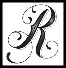 This looks like a very simple font of the letter r. Letter R Tattoo Cursive Tattoos Tattoo Fonts Cursive Tattoo Fonts