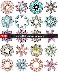 Abstract Vector Decorative Design Elements In Color Design Elements Adobe Illustrator Free Free Vector Art
