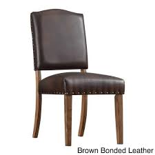 Https Ak1 Ostkcdn Com Images Products 9973713 Benchwright Premium Nailhead Upholstered Dining Upholstered Dining Side Chair Side Chairs Dining Dining Chairs