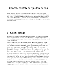 Check spelling or type a new query. Doc Contoh Contoh Pergaulan Bebas Ilham Rizki A Academia Edu