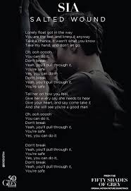 50 Shades Of Grey Trailer Song Crazy In Love Lyrics To Salted Wound By Sia Enjoy Everythingjamiedornan Com Fifty Shades Quotes Fifty Shades Movie Fifty Shades