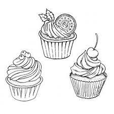 cupcakes and cakes free printable coloring pages for kids cupcake drawing cupcake coloring pages coloring pages for kids