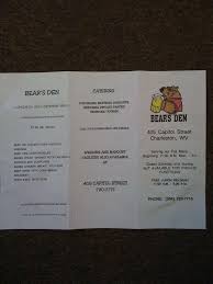1510 forsyth st, macon, ga 31201. Bear S Den Menu Menu For Bear S Den Charleston Charleston