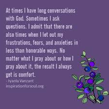  Iyanla Vanzant Quote On Conversations With God Iyanla Vanzant Quotes My Prayer Words Of Wisdom