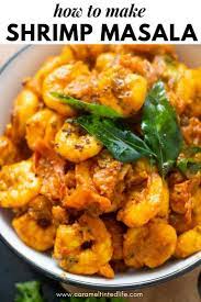 Shrimp Masala Recipe Indian Appetizers Indian Food Recipes Easy Indian Recipes