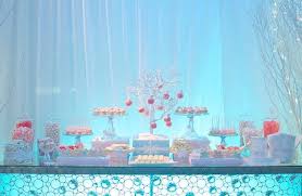 Pink Blue Winter Wonderland Dessert Table Guest Feature Celebrations At Home Winter Wonderland Baby Shower Winter Wonderland Birthday Winter Wonderland Party