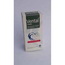 Vental Salbutamol Inhaler For The Releif Of Bronchospasm