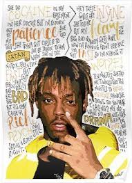 Juice wrld huge 4x4' fabric poster tapestry flag album cover art artwork decor. Juice Wrld Rapper Hip Hop Poster By Naomillustrates Hip Hop Poster Rapper Juice Rapper