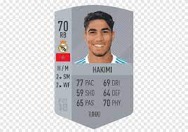 Let's keep this sub related to the fifa videogame and not about real world soccer news/videos outside of our designated weekend if fs hakimi (self.fifa). Achraf Hakimi Fifa 18 La Liga Marokko Fussballnationalmannschaft Real Madrid C F Achraf Hakimi Marke Mitte Zuruck Png Pngegg